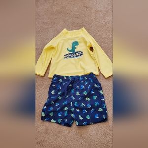 Nwot - Surf Swimsuit - 2 piece rashguard
